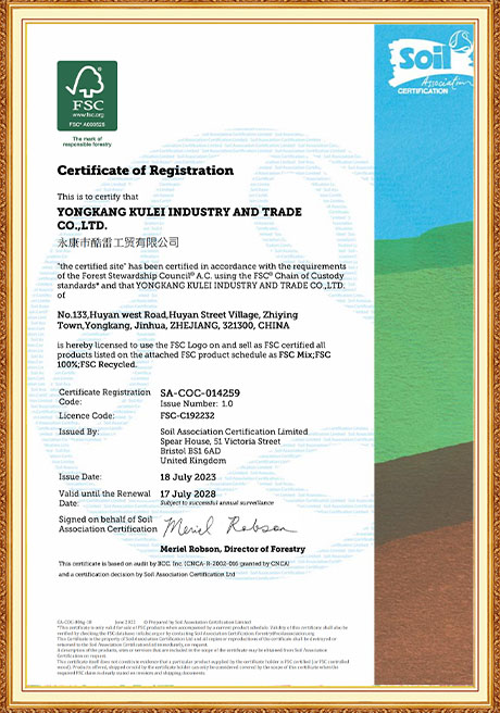 Certificate Of Honor